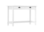 The Living Store Consolle Hill Con 2 Cassetti 110X45X74 Cm In Legno Di Pino