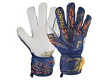 Guanti Da Portiere Reusch Attrakt Grip, Blu/Bianco/Arancio/Oro, Taglia 10