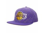 Mitchell & Ness Cappelli Nba Quilted Taslan Snapback Los Angeles Lakers, HHSS3170LALYYPPPPURP