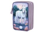Depesche Miss Melody Astuccio Per Matite Con Gigli D'acqua E Riempimento A 3 Pieghe A Led