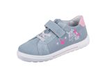 Ricosta Scarpe Basse Da Bambina In Pelle Turchese Con Velcrotaglia:28