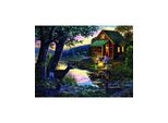 Wooden City Puzzle In Legno Sera Alla Casa Sul Lago 2In1, 505 Pezzi Eco