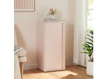 Armadio In Metallo 'BurlöV' Con 1 Anta E 2 Ripiani Acciaio 88 X 40 X 35 Cm Rosa