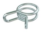 Sauermann Doppeldrahtklemme FüR Gewebeschlauch Ø 6 Mm (1/4'') - Set Mit 25 Stk.