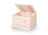 Nuove Cassette Per La Frutta Cassette Di Legno Cassette Per Il Vino Cassette Per Le Mele Cassetta Di Legno Naturale 50X40X30Cm