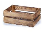 Nuove Cassette Per La Frutta Cassette Di Legno Cassette Per Il Vino Cassette Per Le Mele Fiammato 38X28X16Cm