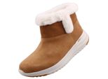 Skechers On-The-Go Stellar Cozy Step Stivaletto Da Donna In Tex Marrone
