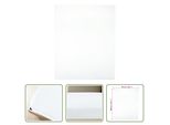 The Living Store Lenzuolo Teso Jersey Bianco 90X200 Cm Cotone