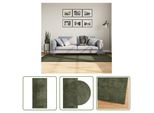 The Living Store Tappeto Huarte A Pelo Corto Morbido E Lavabile Verde Bosco 100X200 Cm