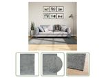 The Living Store Tappeto Shaggy A Pelo Alto Verde Moderno 140X200 Cm