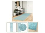 The Living Store Tappeto Oviedo A Pelo Corto Verde 80X250 Cm