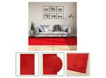 The Living Store Tappeto Oviedo A Pelo Corto Rosso 160X230 Cm