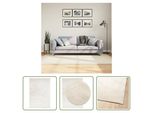 The Living Store Tappeto Oviedo A Pelo Corto Beige 140X200 Cm