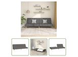 The Living Store Divano Letto 2 Posti In Tessuto Grigio Chiaro