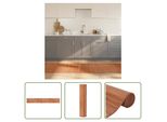 The Living Store Tappeto Rettangolare Marrone 70X500 Cm Bamboo