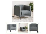The Living Store Poltrona In Tessuto Grigio Scuro