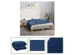 The Living Store Coperta Pesata Blu 150X200 Cm 11 Kg Tessuto