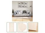 The Living Store Tappeto Huarte A Pelo Corto Morbido E Lavabile Beige 80X150 Cm