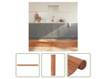 The Living Store Tappeto Rettangolare Marrone 60X1000 Cm Bamboo
