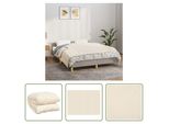 The Living Store Coperta Pesata Crema Chiaro 152X203 Cm 7 Kg Tessuto