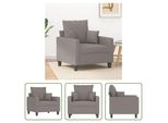 The Living Store Poltrona Taupe 60 Cm Tessuto
