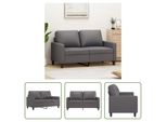 The Living Store Divano 2 Posti Grigio 120 Cm In Ecopelle