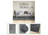 The Living Store Tappeto Oviedo A Pelo Corto Antracite 160X230 Cm