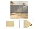 The Living Store Tappeto Rettangolare Light Natural 70X100 Cm Bamboo