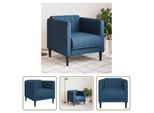 The Living Store Poltrona In Tessuto Blu