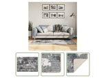 The Living Store Tappeto Lavabile Multicolore 80X150 Cm Antiscivolo