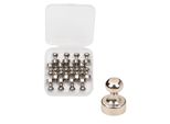Inf Confezione Da 16 Puntine Magnetiche, Puntine Magnetiche Multiuso Resistenti D'argento
