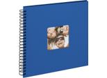 Walther Album A Spirale Fun Royal Blue 30X30 Cm 50 Pagine Cartoncino Fotografico Nero