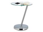 Relaxdays 10021269_0 Relaxdays Beistelltisch Silber Rund