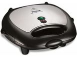Tefal | Tostapane Per Sandwich | SW614831 | 700 W | Numero Di Piastre 3 | Nero/Acciaio Inox