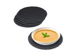 Relaxdays 10030881_0 Relaxdays Schieferplatten Grau