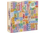 Galison Puzzle Quadrato Vecchie Mappe 500 Pezzi
