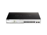 D-Link DGS-1210-10MP/E Switch 330Mm D-Link DGS-1210-10MP 2*SFP/ 8*GE Poe+ Al Dettaglio