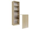 Scrivania Con Scansia Romet - Rovere Sonoma