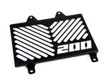 Coperchio Radiatore Zieger Compatibile Con Ktm 200 Duke Design Logo Nero