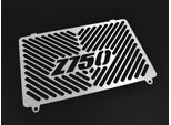 Copriradiatore Zieger Compatibile Con Kawasaki Z 750 Design Logo Argento