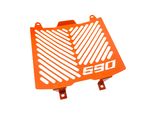 Coperchio Radiatore Zieger Compatibile Con Ktm 690 Duke|690 Duke R Design Logo Arancione