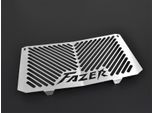 Zieger Copriradiatore Senza Copertura Laterale Compatibile Con Yamaha FZ1 | Fazer Logo 2 Argento