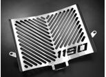 Coperchio Radiatore Zieger Compatibile Con Ktm 1190 Adventure|R Design Logo Argento