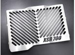 Copriradiatore Zieger Compatibile Con Yamaha XSR700 Design Logo Argento