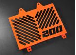 Coperchio Radiatore Zieger Compatibile Con Ktm 200 Duke Design Logo Arancione