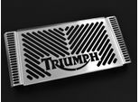 Coperchio Radiatore Zieger Compatibile Con Triumph Speed Triple 1050 Bj 2009-10 Design Logo Argento
