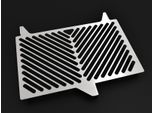 Copriradiatore Zieger Compatibile Con Suzuki Gsr 750 Clean Argento