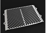 Coperchio Radiatore Zieger Senza Copertura Laterale Compatibile Con Yamaha Fzs 1000 Fazer Clean Argento