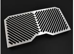 Copriradiatore Zieger Compatibile Con Kawasaki Z 750 S Clean Argento