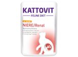 Kattovit 85Gx24 Dieta Feline Niere/Renale Pollo Sacchetti Freschi